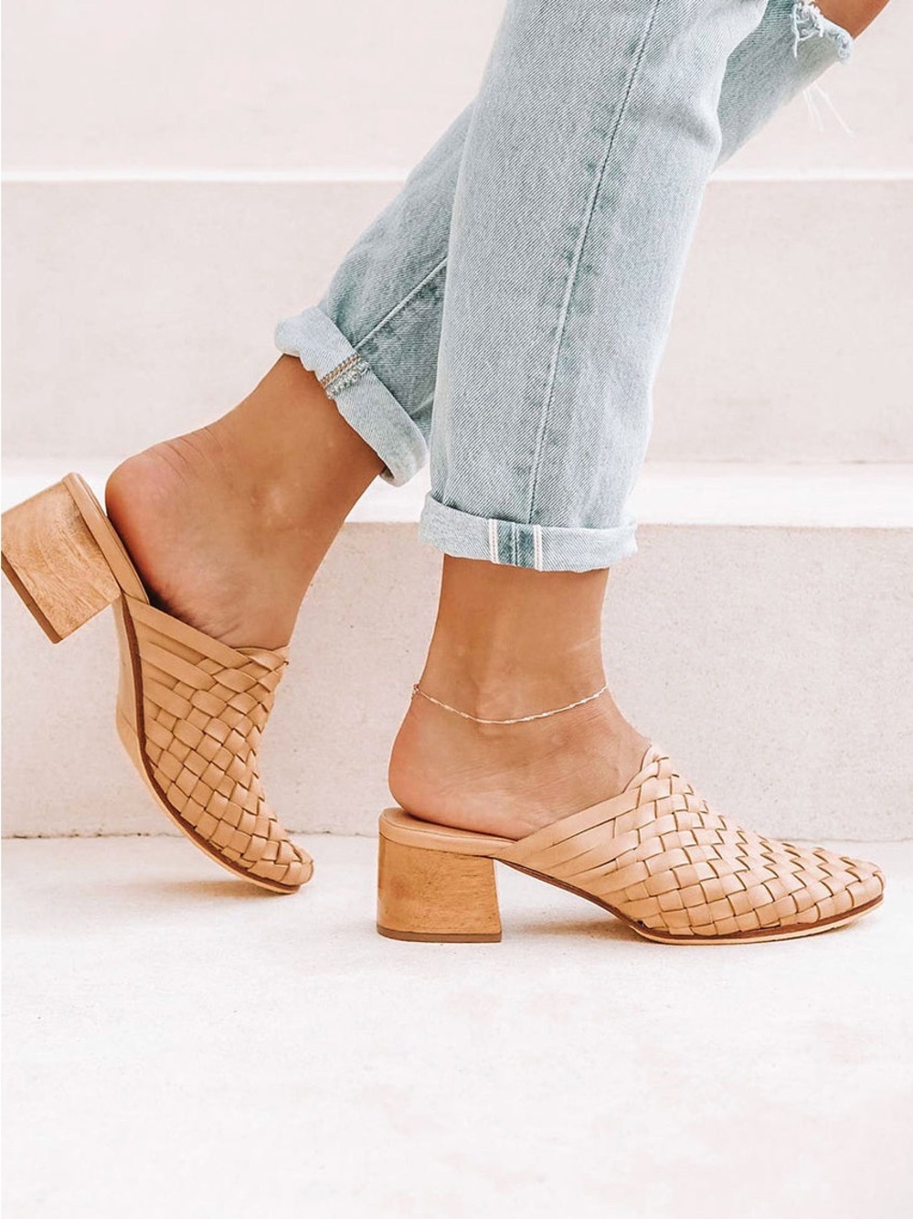 Liberte Bondi Woven Mule - 9